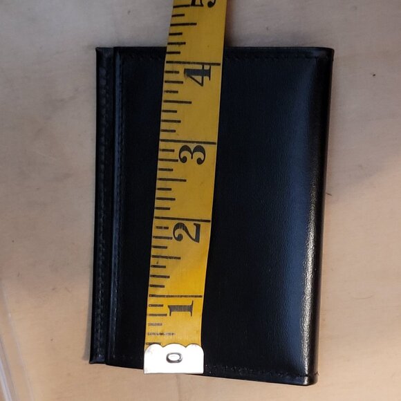 Vintage Amity Card Case Cowhide Leather Original Box Unused No Plastic Insert - Picture 8 of 9